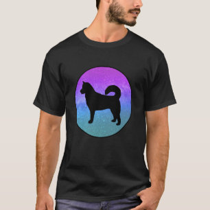 Dog Breed East Siberian Laika Dog Space Galaxy T-Shirt