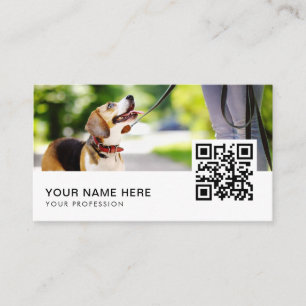 dog breeder business cards QR Code