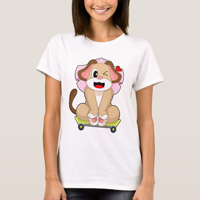 Dog Bride Veil Wedding T-Shirt (Front)