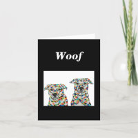 Dog Brothers Note Card