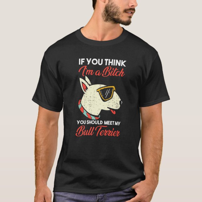Dog Bull Terrier T-Shirt (Front)