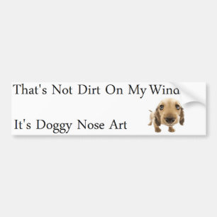 dog bumper sticker