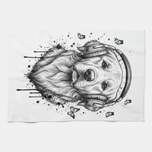 Dog Business Tea Towel