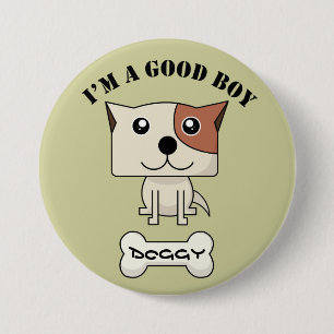 Dog Button12 7.5 Cm Round Badge