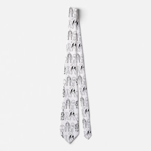Dog Butts Pattern Tie