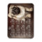 Dog calendar 2016 Photo Small Magnet 3x4