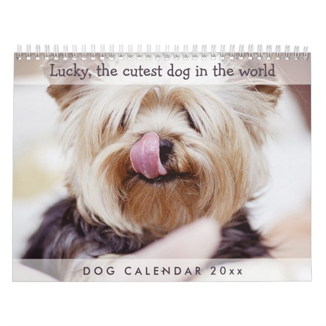 Dog Calendar 2026 Add Your Cute Photos (Cover)