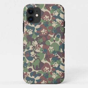 Dog Camouflage Pattern iPhone 11 Case