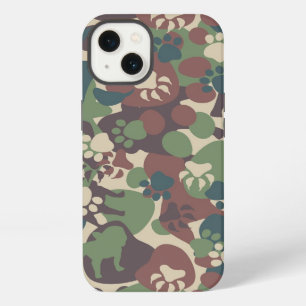 Dog Camouflage Pattern iPhone 13 Case