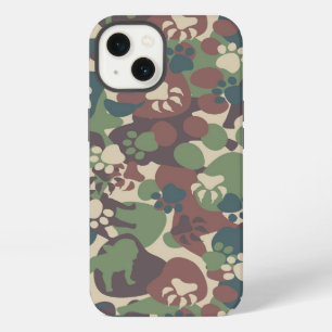 Dog Camouflage Pattern iPhone 13 Case
