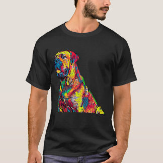 Dog Cane Corso Italian Mastiff Head Pet Portrait T-Shirt