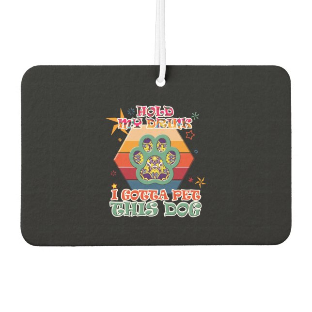 Dog Car Air Freshener (Front)