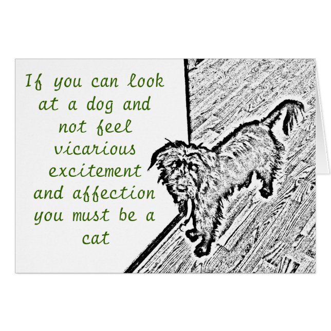 Dog Card (Front Horizontal)