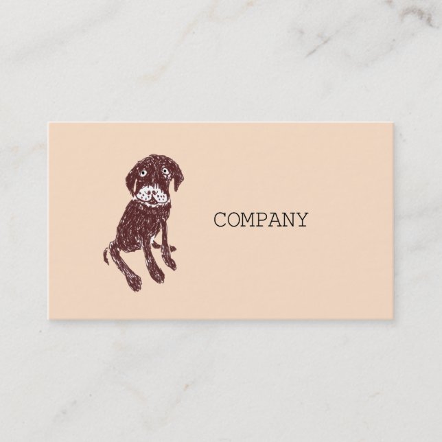 DOG CARE PROFESSIONAL BUSINESS CARD (Front)