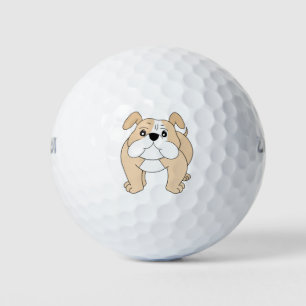 Dog Cartoon Amazing Bulldog Golf Balls