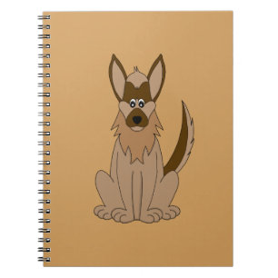 Dog Cartoon Amazing German Shepherd Notebook