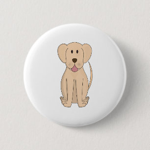Dog Cartoon Amazing Labrador Retriever 6 Cm Round Badge