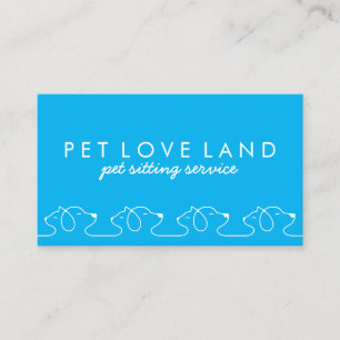 Dog Cat Boarding Kennel Business Card