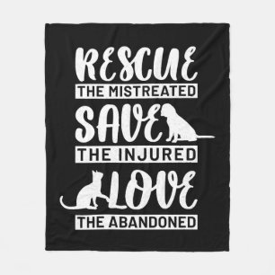 Dog Cat Fleece Blanket