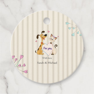 Dog & Cat Gender Reveal Favour Tags