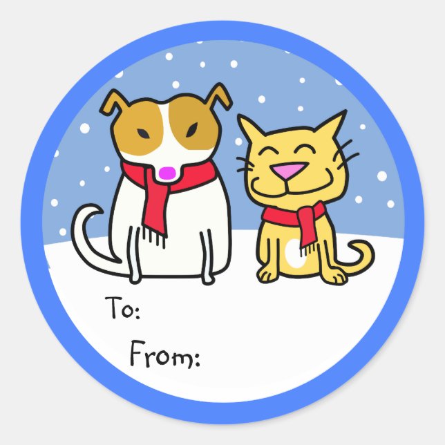 Dog & Cat Gift Tags (Front)