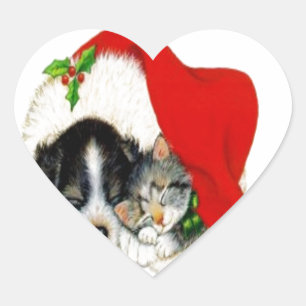 Dog & Cat Heart Sticker