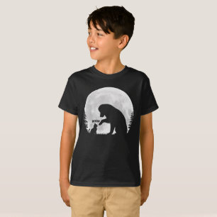 Dog & Cat Moonlight Boop Silhouette T-Shirt