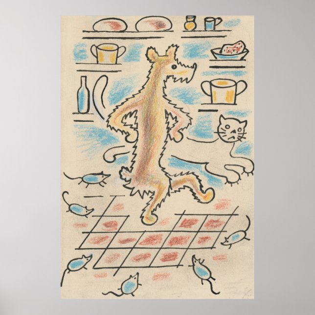 Dog, Cat & Mouse Poster (Front)