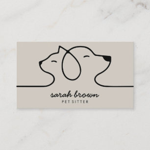 Dog Cat Pet Treats Bakery Business Card