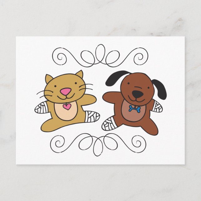 Dog & Cat Vet Postcard (Front)