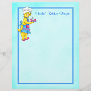 Dog Chef Recipe Letterhead