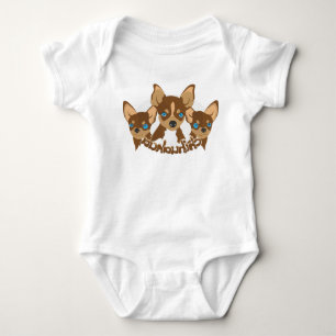 dog chihuahua animal baby bodysuit