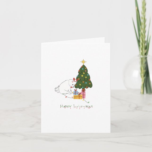 Dog Christmas Card (Front)