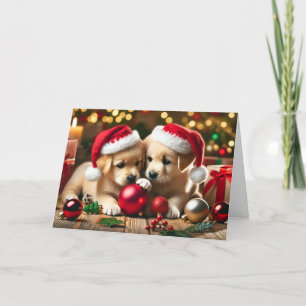 Dog Christmas card