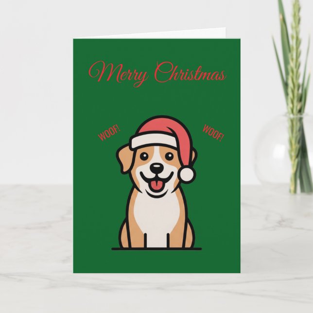 Dog Christmas Card (Front)