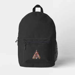 Dog Christmas Classic T-Shirt Printed Backpack