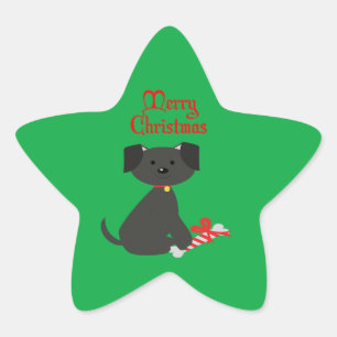 Dog Christmas/Holiday Stickers