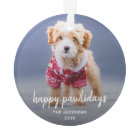 Dog Christmas | Modern Cute Puppy Happy Pawlidays