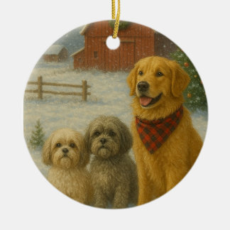Dog Christmas Ornament