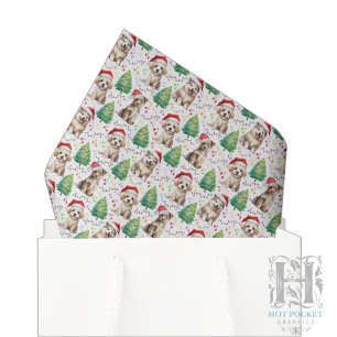 Dog Christmas Tissue Paper
