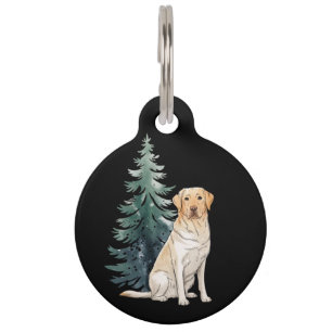 Dog Christmas Tree Party Dog Lover Xmas Pet Tag