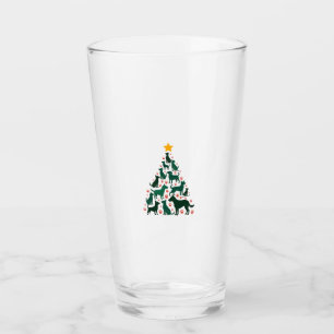 Dog Christmas Tree Shirt - Dog Christmas (1) Glass