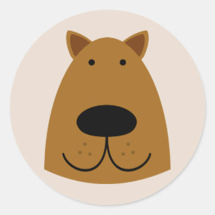 Dog Classic Round Sticker