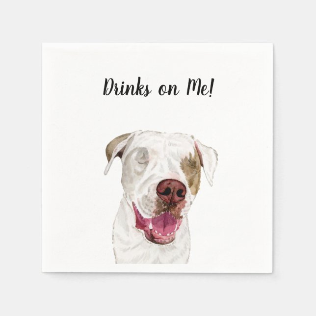 Dog Cocktail Napkins (Front)