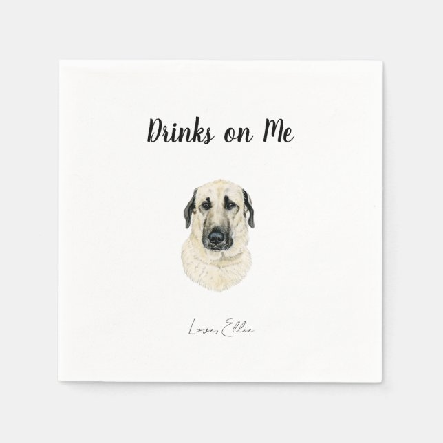 Dog Cocktail Napkins (Front)