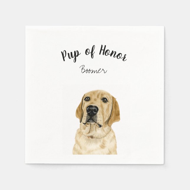 Dog Cocktail Napkins (Front)