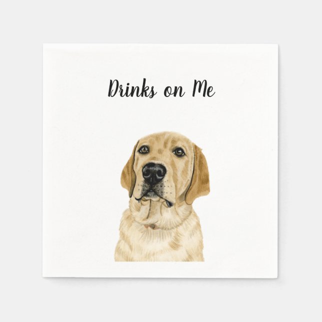 Dog Cocktail Napkins (Front)