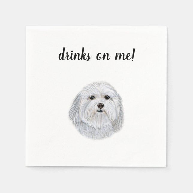 Dog Cocktail Napkins (Front)