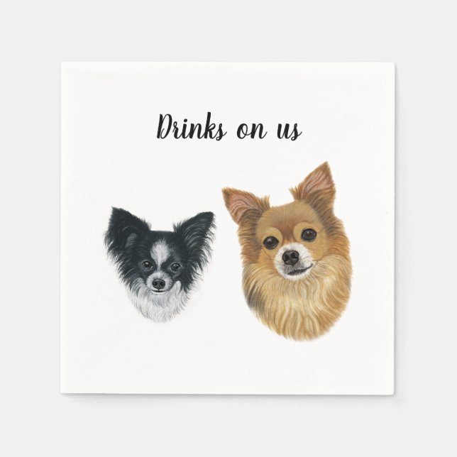 Dog Cocktail Napkins (Front)