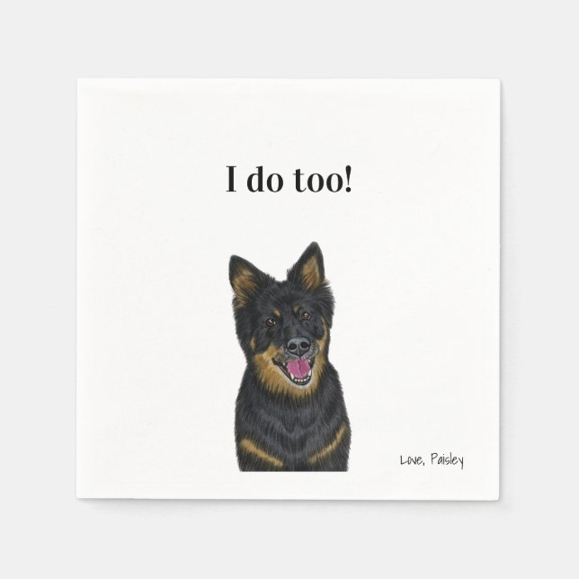 Dog Cocktail Napkins (Front)